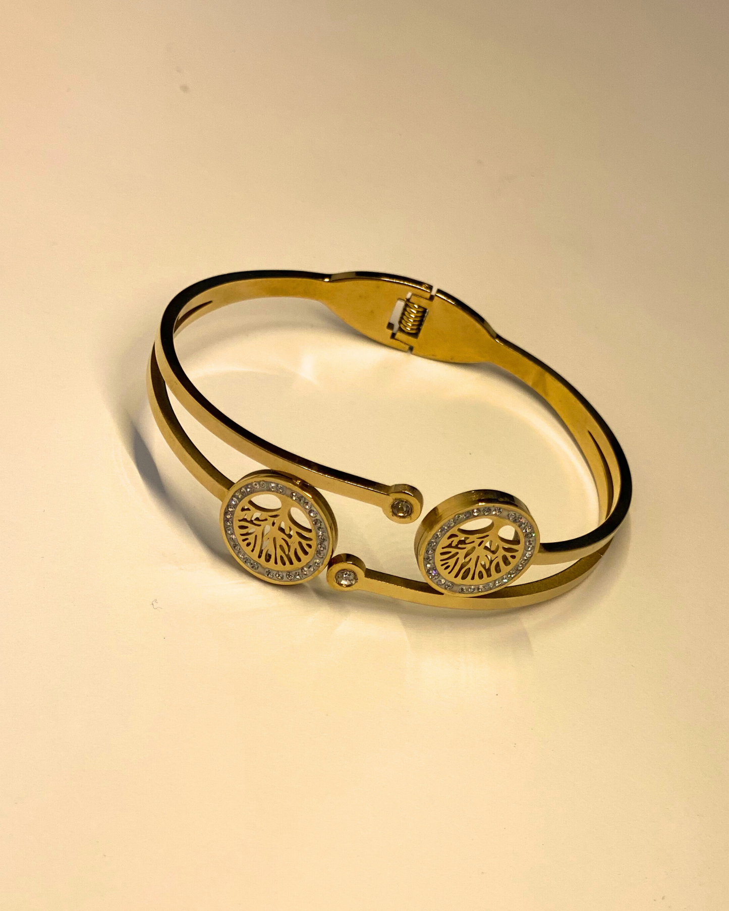 Tree of Life Cuff- Gold