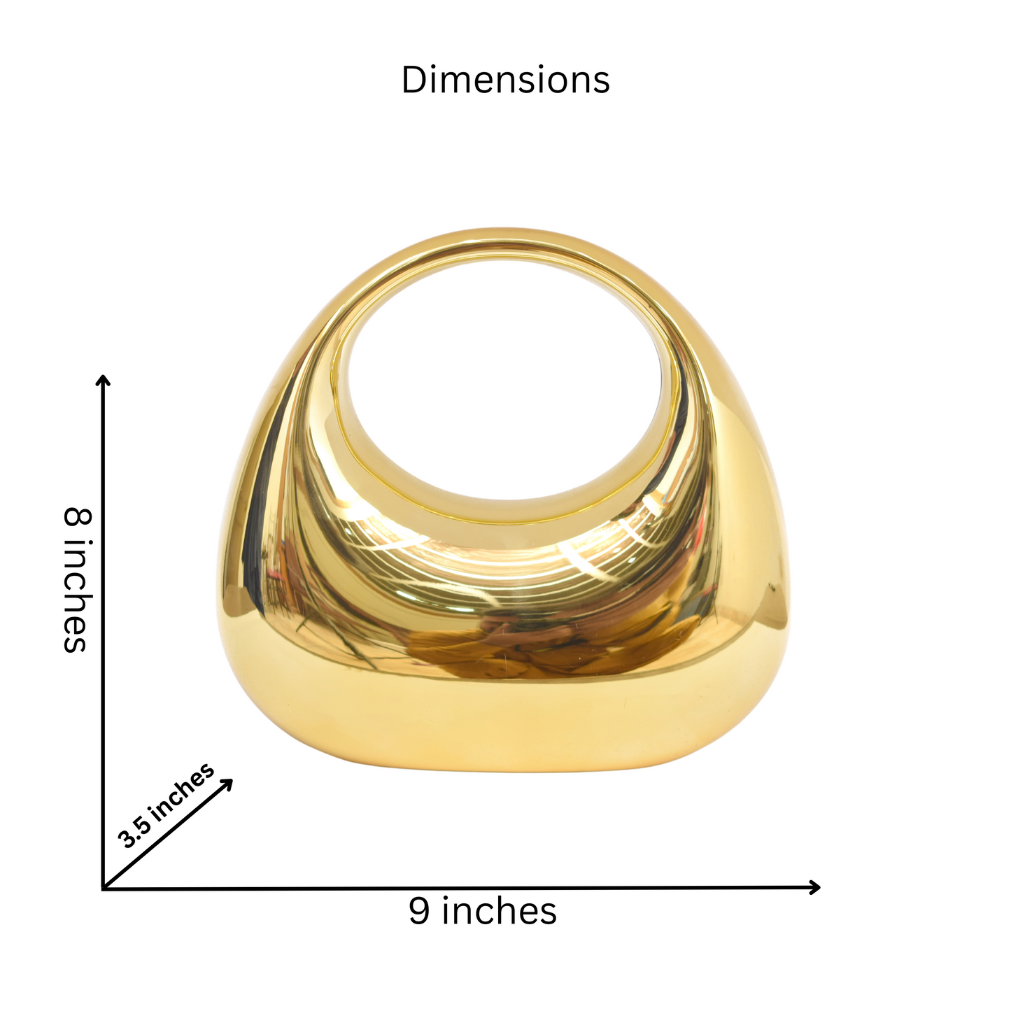 Acrylic Bag Gold