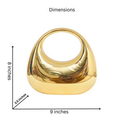 Acrylic Bag Gold