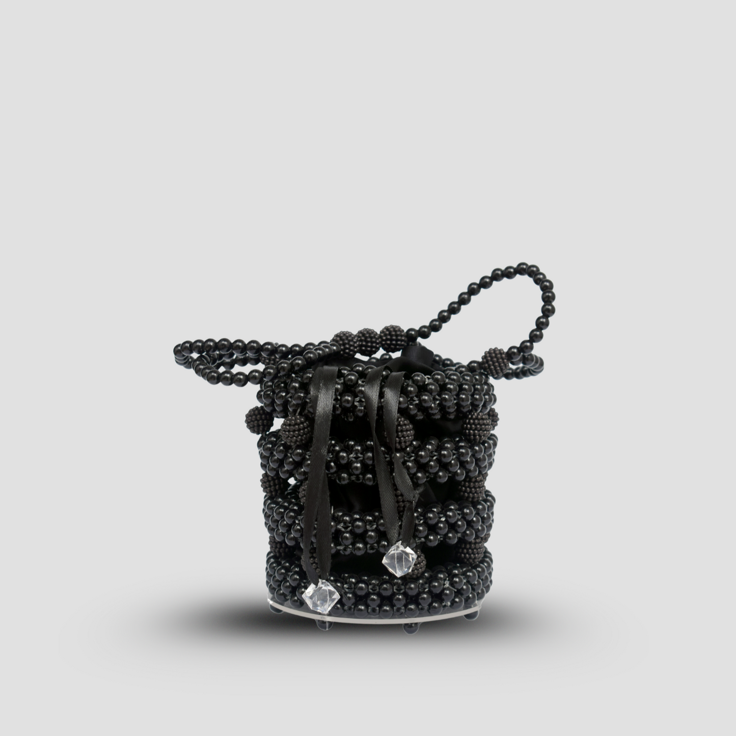 Mini Beaded Bucket Bag