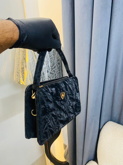 Noir Charm Mini-With Handle & Adjustable Strap