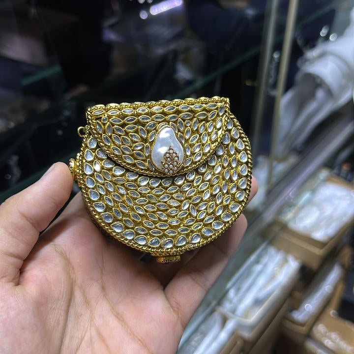 Kundan Jeweled Minaudière