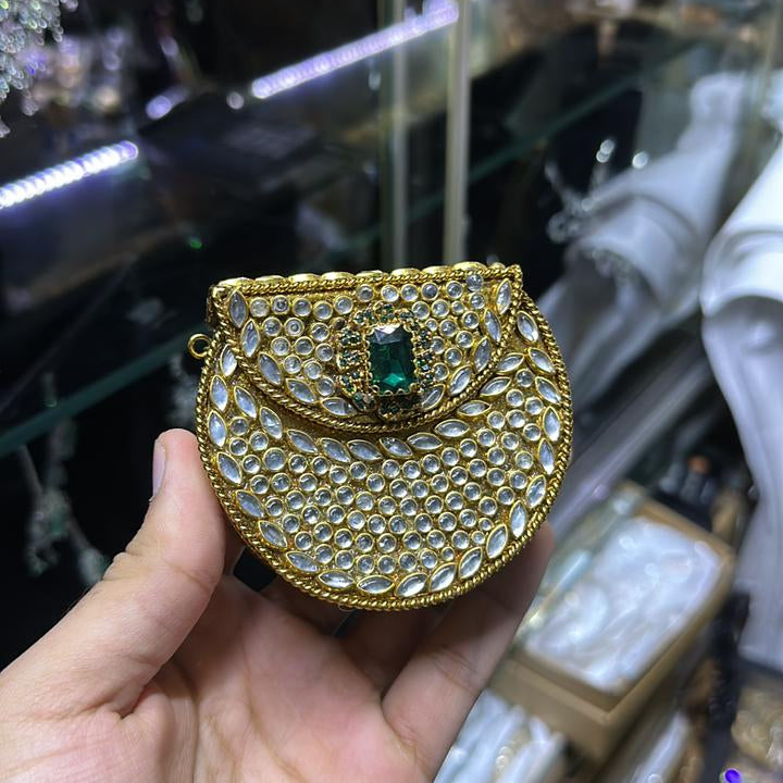 Kundan Jeweled Minaudière
