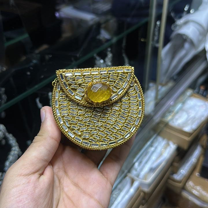 Kundan Jeweled Minaudière