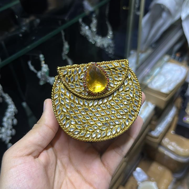 Kundan Jeweled Minaudière