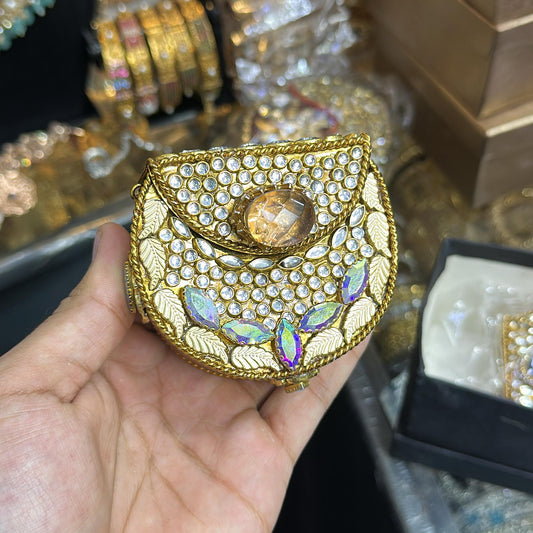 Kundan Jeweled Minaudière