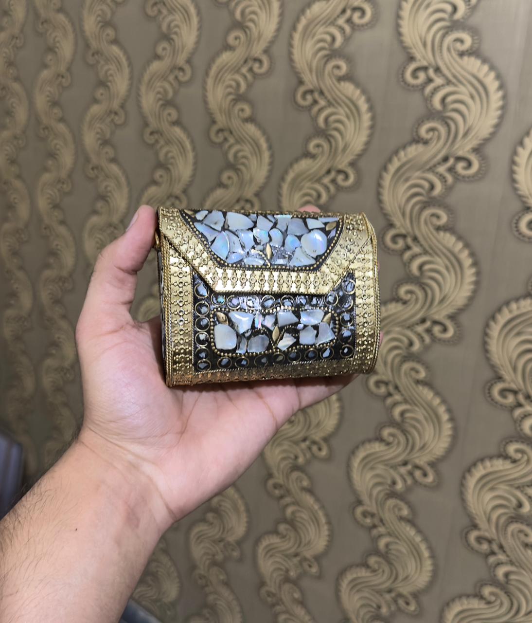Turkish Mosaic Box Clutch