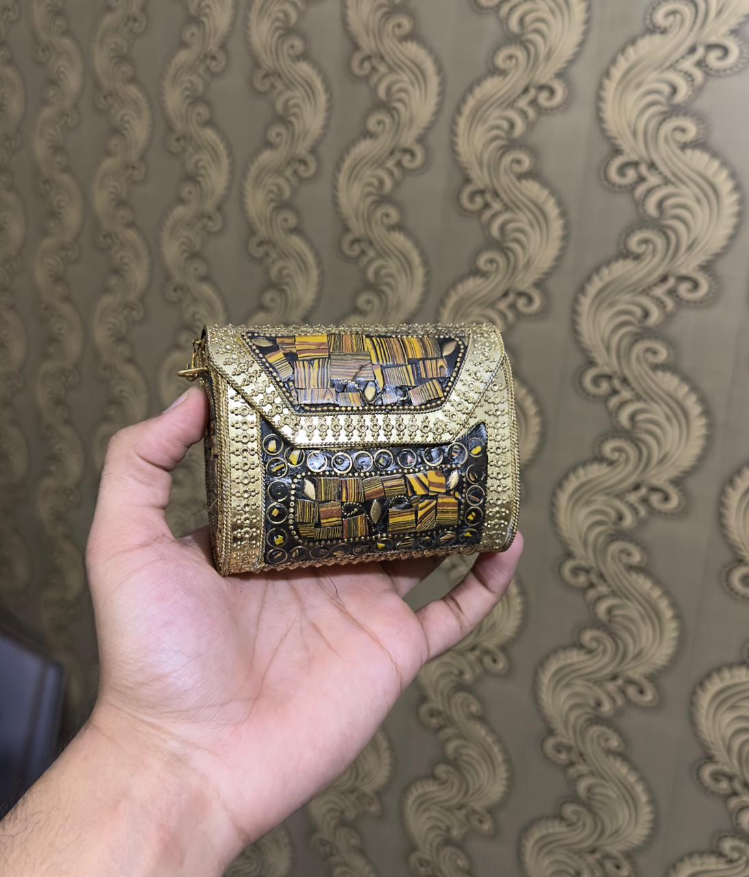 Turkish Mosaic Box Clutch