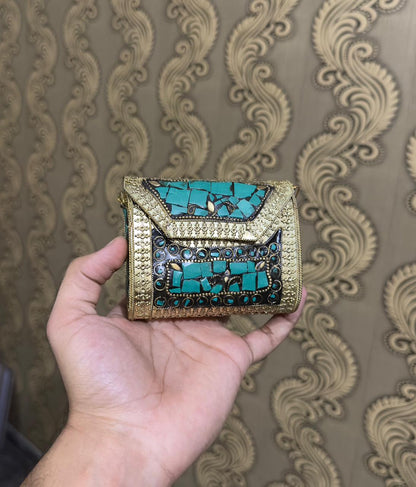 Turkish Mosaic Box Clutch