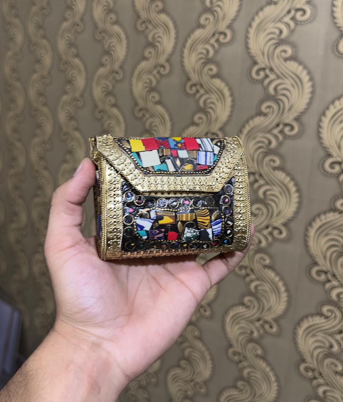 Turkish Mosaic Box Clutch