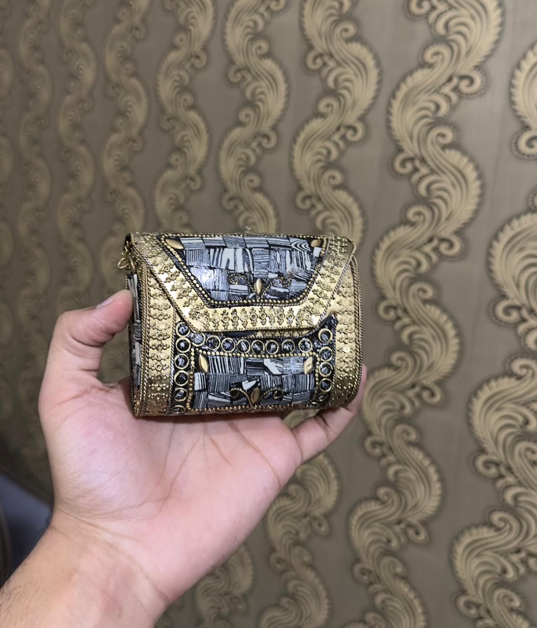 Turkish Mosaic Box Clutch