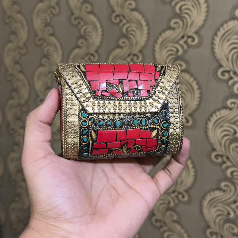 Turkish Mosaic Box Clutch