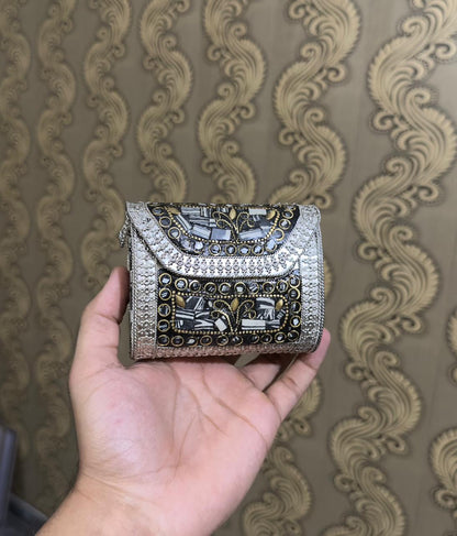 Turkish Mosaic Box Clutch