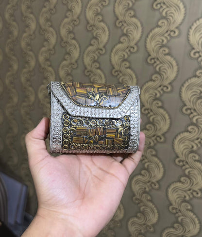 Turkish Mosaic Box Clutch