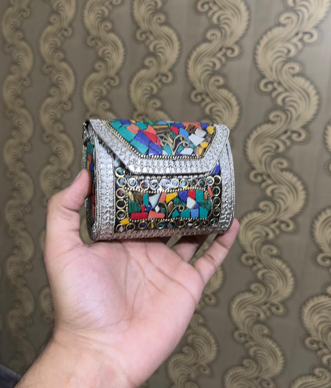 Turkish Mosaic Box Clutch