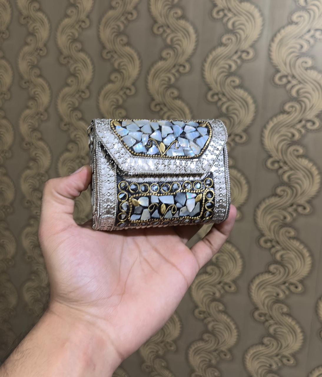 Turkish Mosaic Box Clutch